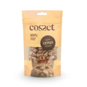 Лакомства Cosset для кошек, лиофилизированные куриные сердца, 40 г