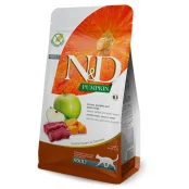 Беззерновой сухой корм Farmina N&D Pumpkin Adult для взрослых кошек с олениной, тыквой и яблоком, 1.5 кг
