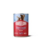 Вологий корм Carnilove Salmon & Turkey для цуценят, паштет, лосось та індичка, 400 г