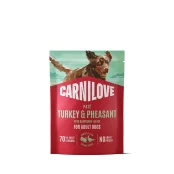 Вологий корм Carnilove Turkey & Pheasant with Raspberry Leaves для собак, паштет, індичка і фазан з листям малини, 300 г