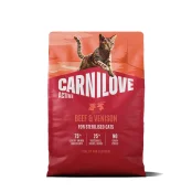 Сухий корм Carnilove Active Beef & Venison Sterilised для стерилізованих котів, яловичина та оленина, 2 кг