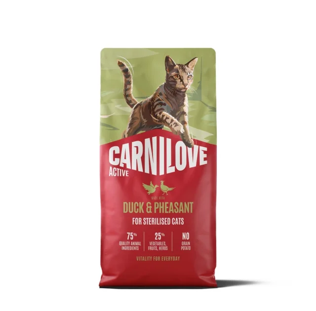 Сухий корм Carnilove Active Duck & Pheasant Sterilised для стерилізованих котів, качка і фазан, 6 кг