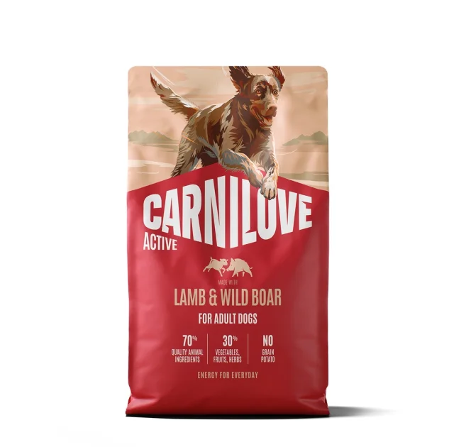Сухий корм Carnilove Active Lamb & Wild Boar для собак, ягня і дикий кабан, 4 кг