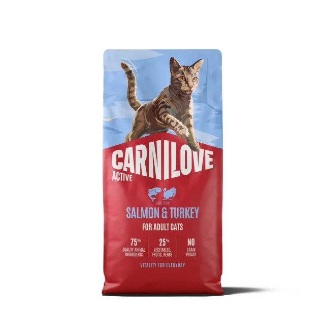 Сухий корм Carnilove Active Salmon & Turkey для котів, лосось та індичка, 6 кг