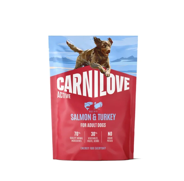 Сухий корм Carnilove Active Salmon & Turkey для собак, лосось та індичка, 1.5 кг