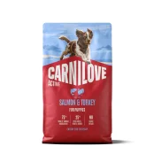 Сухий корм Carnilove Active Salmon & Turkey Puppy для цуценят, лосось та індичка, 4 кг