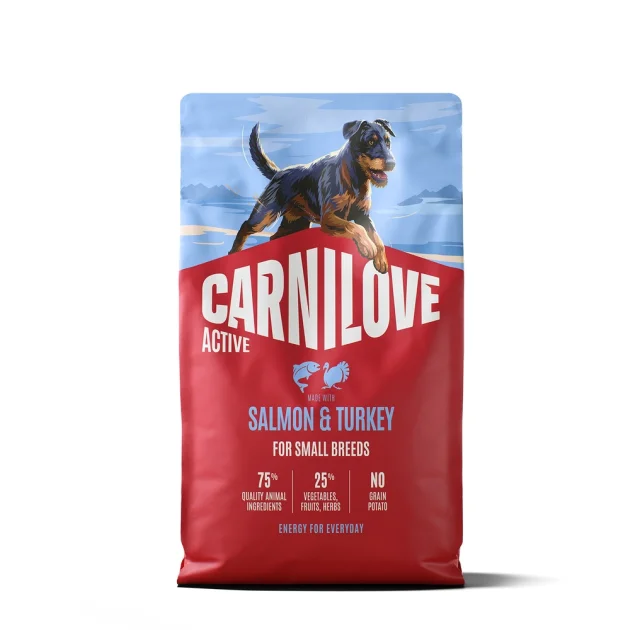 Сухий корм Carnilove Active Salmon & Turkey Small Breed для собак малих порід, лосось та індичка, 4 кг