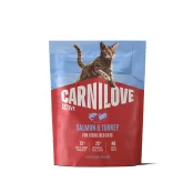 Сухий корм Carnilove Active Salmon & Turkey Sterilised для стерилізованих котів, лосось та індичка, 400 г