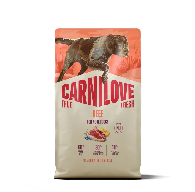 Сухий корм Carnilove True Fresh Beef для собак, яловичина, 4 кг
