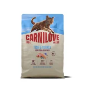 Сухий корм Carnilove True Fresh Fish & Turkey Sterilised для стерилізованих котів, риба та індичка, 2 кг