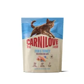 Сухий корм Carnilove True Fresh Fish & Turkey Sterilised для стерилізованих котів, риба та індичка, 400 г