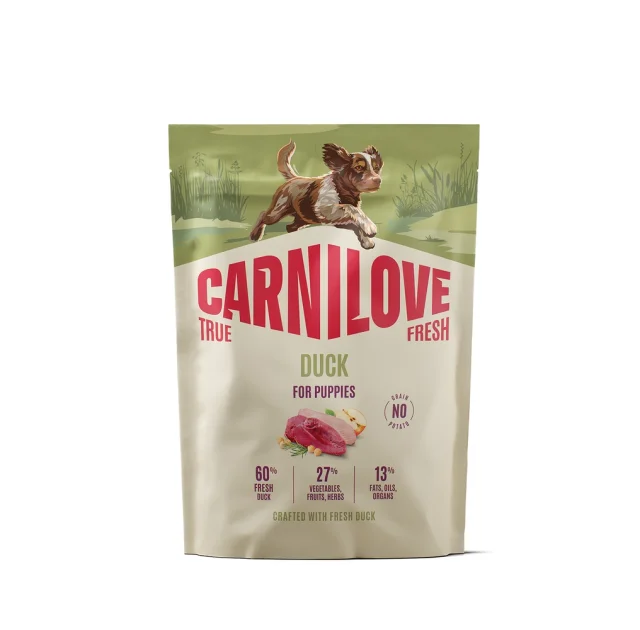 Сухий корм Carnilove True Fresh Puppy для цуценят, качка, 1.5 кг