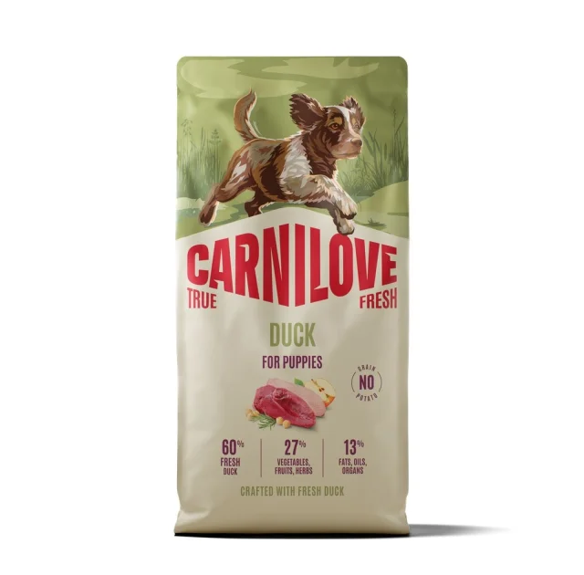 Сухий корм Carnilove True Fresh Puppy для цуценят, качка, 12 кг