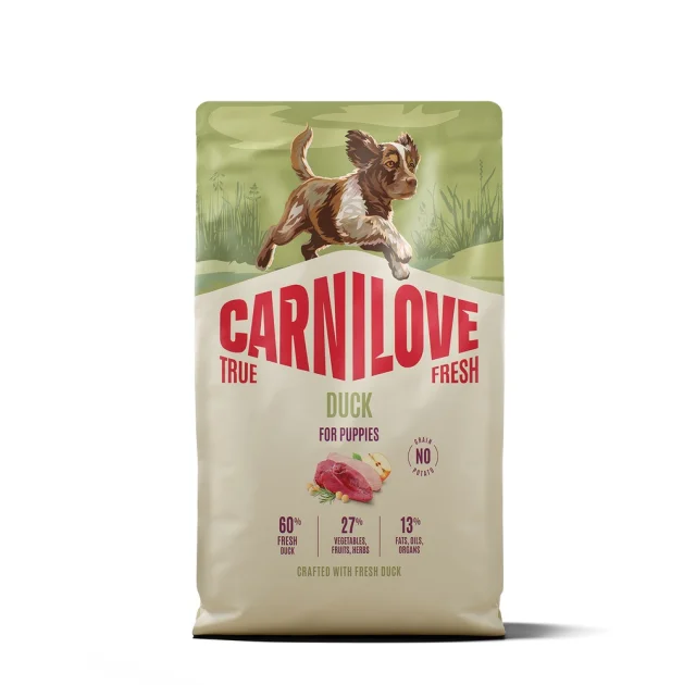 Сухий корм Carnilove True Fresh Puppy для цуценят, качка, 4 кг