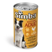 Вологий корм Monge Simba Dog Wet для дорослих собак, курка з індичкою, 1.23 кг