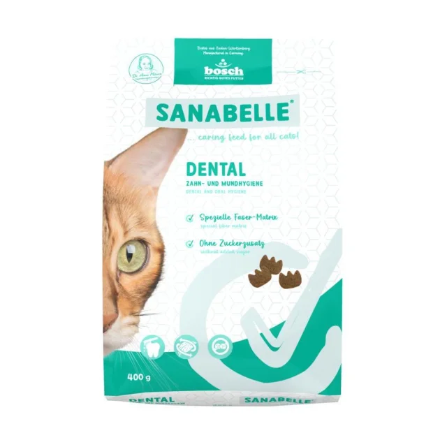 Сухий корм Bosch Sanabelle Dental для дорослих котів, догляд за зубами, 400 г