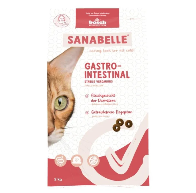 Сухий корм Bosch Sanabelle Gastrointestinal для дорослих котів, при розладах травлення, 2 кг