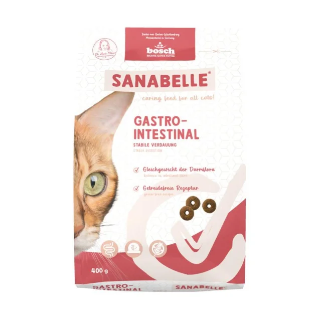 Сухий корм Bosch Sanabelle Gastrointestinal для дорослих котів, при розладах травлення, 400 г