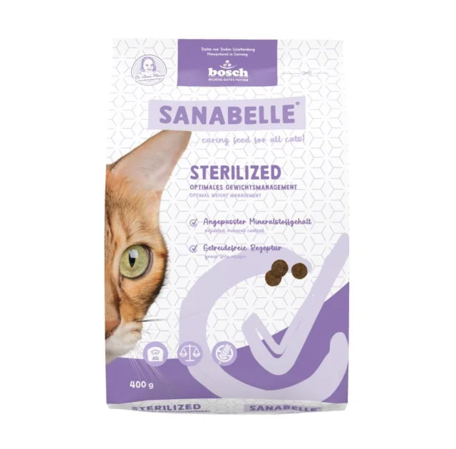 Сухий корм Bosch Sanabelle Sterilized для дорослих стерилізованих котів, 400 г
