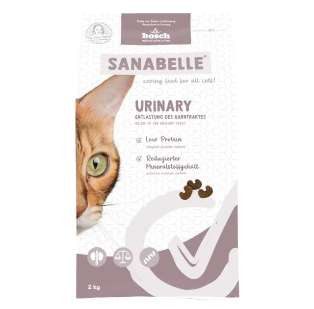 Сухий корм Bosch Sanabelle Urinary для дорослих котів, для здоров'я сечовивідної системи, 2 кг