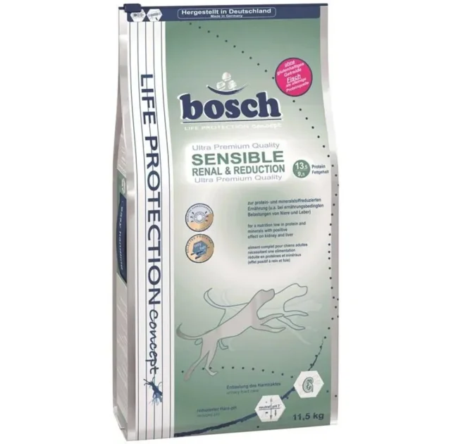 Сухий корм Bosch Sensible Renal & Reduction для дорослих собак з чутливим травленням, 11.5 кг