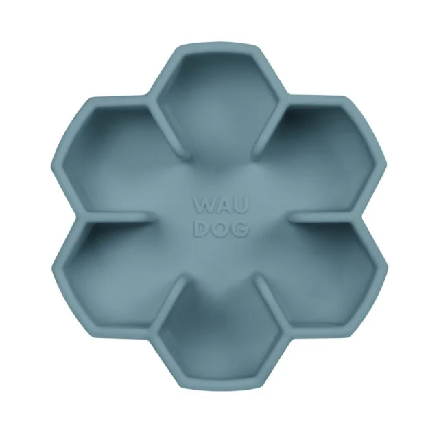 Миска WAUDOG Silicone для повільного харчування, 750 мл, сірий