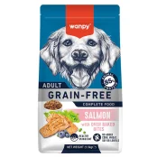 Беззерновой сухой корм Wanpy Adult Dog Grain Free Salmon для взрослых собак, лосось, 1,5 кг