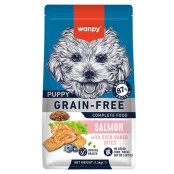 Беззерновой сухой корм Wanpy Puppy Grain Free Salmon для щенков, лосось, 1.5 кг