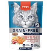 Беззерновой сухой корм Wanpy Adult Cat Grain Free Salmon для взрослых кошек, лосось, 500 г