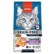 Беззерновой сухой корм Wanpy Sterilized Cat Grain Free Salmon & Tuna для стерилизованных кошек, лосось с тунцом, 1.5 кг