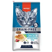 Беззерновой сухой корм Wanpy Kitten Grain Free Chicken для котят, с курицей, 8 кг