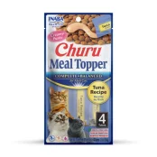 Лакомство Inaba Churu Meal Topper для кошек, кремовый мусс в стиках, с тунцом, 4×14 г
