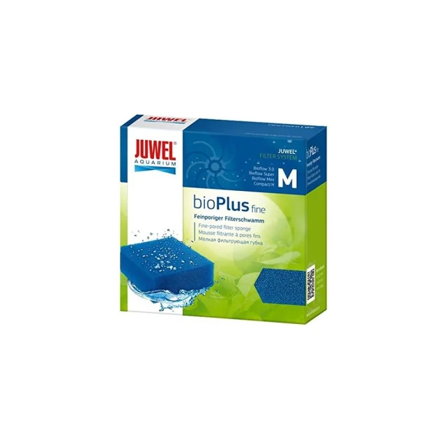 Губка Juwel для акваріума bioPlus fine M для внутрішнього фільтра Bioflow M, дрібнопориста