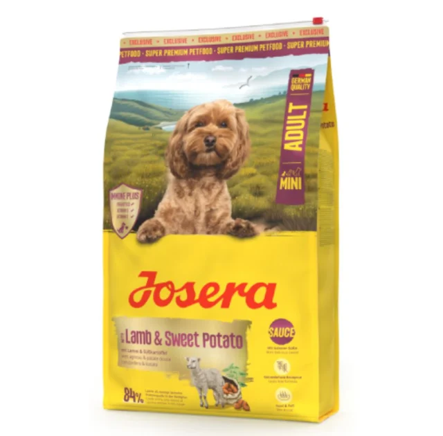 Сухий корм Josera Mini Adult Lamb & Sweet Potato для дорослих собак малих порід, ягня з бататом, 10 кг