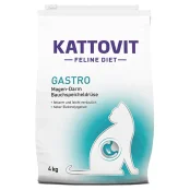 Сухий корм Kattovit Veterinary Gastro для котів із захворюваннями шлунково-кишкового тракту та підшлункової залози, дієтичний, 4 кг