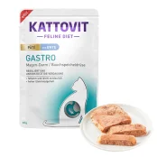 Вологий корм-паштет Kattovit Veterinary Gastro Duck Pate для котів із захворюваннями шлунково-кишкового тракту та підшлункової залози, дієтичний, качка, 0.085 кг