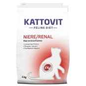 Сухий корм Kattovit Veterinary Niere Renal для котів із захворюваннями нирок, дієтичний, 4 кг