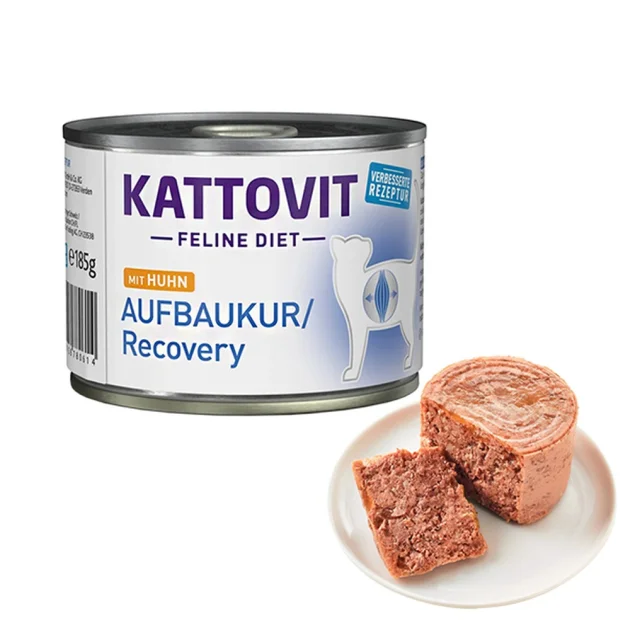 Вологий корм Kattovit Veterinary Recovery для котів у період відновлення, беззерновий, дієтичний, 0.185 кг