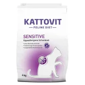 Сухий корм Kattovit Veterinary Sensitive для котів із харчовою непереносимістю, дієтичний, 4 кг