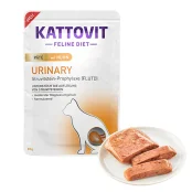 Вологий корм-паштет Kattovit Veterinary Urinary для котів із захворюваннями нижніх сечовивідних шляхів, беззерновий, дієтичний, курка, 0.085 кг
