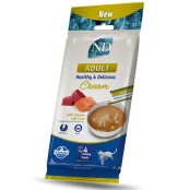 Лакомства Farmina N&D Grain Free PRIME CAT для кошек, кремовые, лосось с тунцом, 60 г