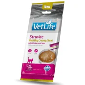 Лакомства Farmina VET LIFE CAT STRUVITE для кошек, кремовые, с курицей и тунцом, 60 г