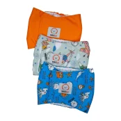 Подгузники Misoko&Co для собак (кобелей), многоразовые, Voyage, размер S, 3 шт