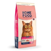 Корм Home Food CAT ADULT для здорової шкіри та блиску шерсті котів, індичка та лосось, 10 кг