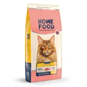 Корм Home Food CAT ADULT для кошек крупных пород, телятина с лососем и вялеными томатами, 10 кг