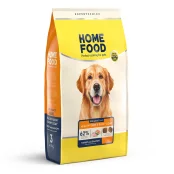 Корм Home Food DOG ADULT MAXI для взрослых собак крупных пород, для здоровья кожи и блеска шерсти, индейка и лосось, 3 кг