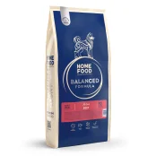 Корм Home Food Premium Balanced Formula для взрослых собак крупных пород, говядина, 10 кг