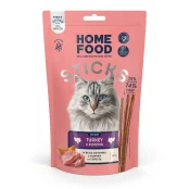 Лакомства Home Food для кошек, мясная соломка из индейки и тыквы, 0.04 кг