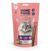 Лакомства Home Food для кошек, мясная соломка из индейки и кошачьей мяты, 0.04 кг