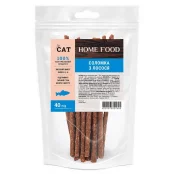 Лакомства Home Food For CAT, соломка с лососем, 0.04 кг